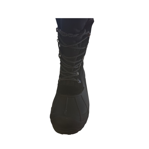 Totes Mens 11 MED Black Winter Snow Boots Cold Weather Outdoor Water Resistant‎ - Picture 2 of 9